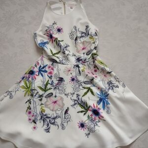 Ted Baker Passion floral fit & flare dress